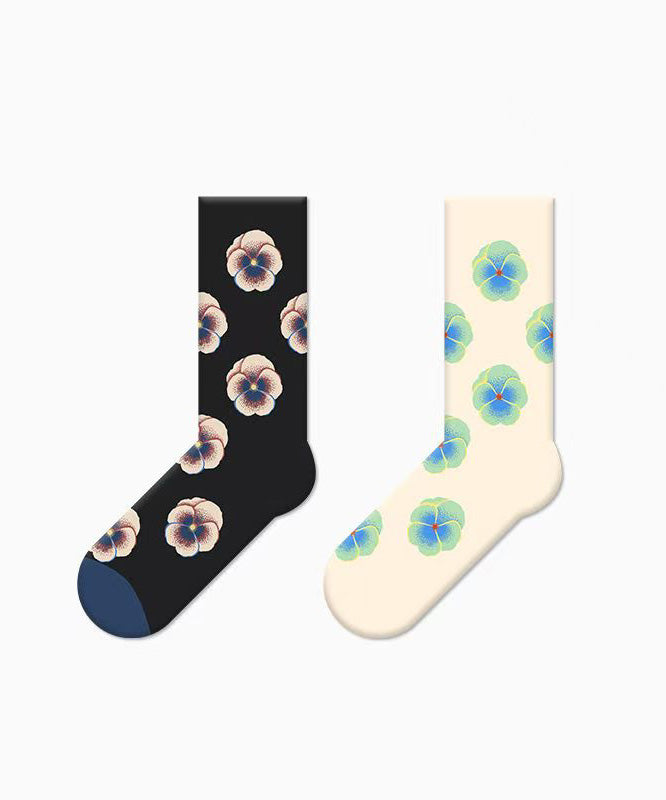 Korean Version Cartoon Cute Jacquard Crew Socks