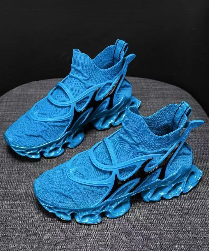 Leisure Blue Mesh Breathable Sports Shoes