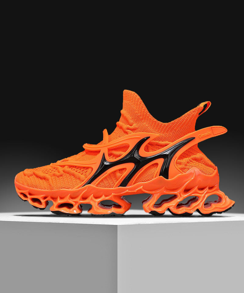 Leisure Blue Mesh Breathable Sports Shoes