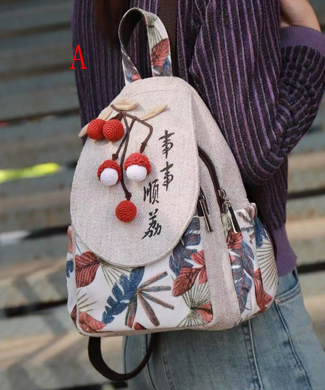 Leisure Canvas Large Capacity Backpack Bag