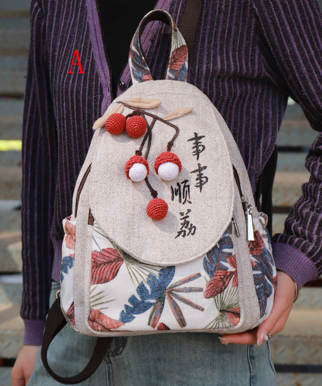 Leisure Canvas Large Capacity Backpack Bag