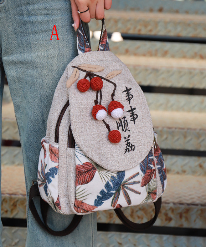Leisure Canvas Large Capacity Backpack Bag