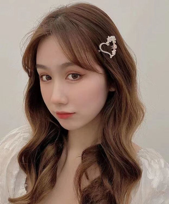 Modern Alloy Zircon Floral Four-Piece Set Hairpin