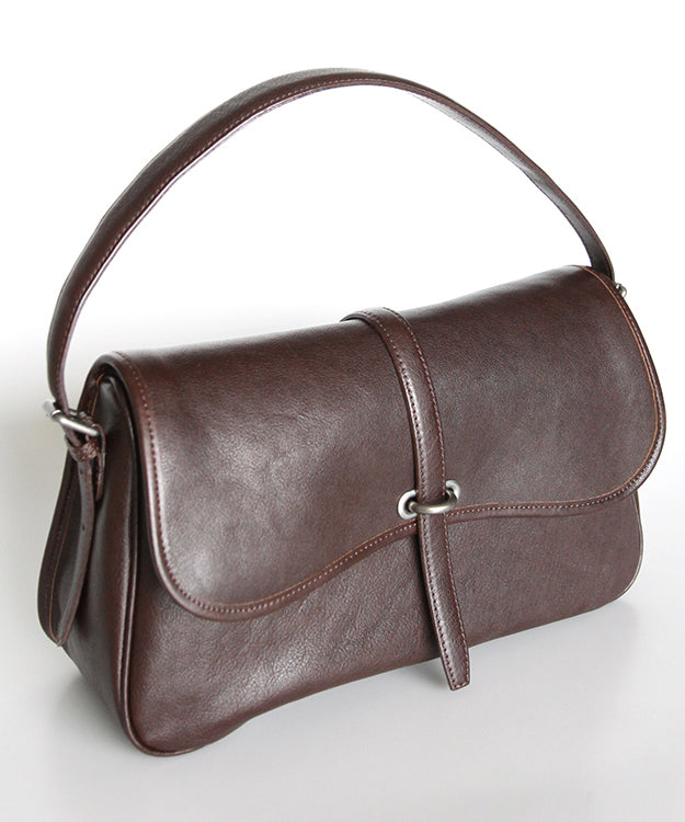 Modern Black Solid Durable Leather Womens Hobo Bag
