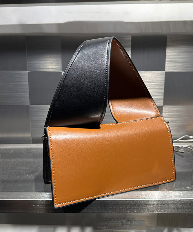 Modern Black Versatile Faux Leather Tote Bag