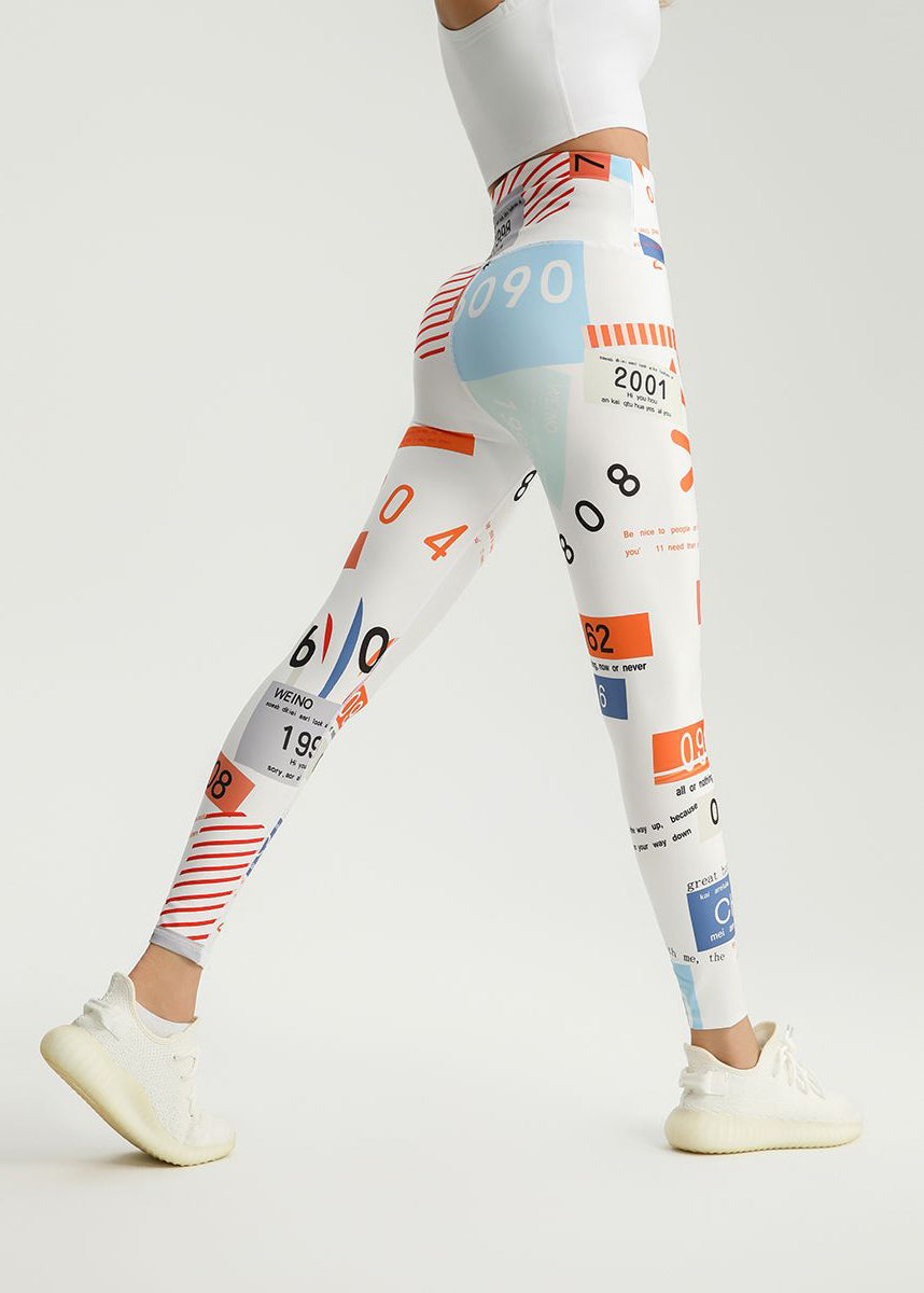 Modern Digit High Waist Capri Surf Leggings