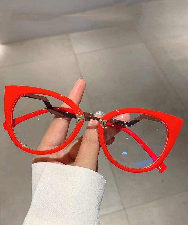 Modern Pink Alloy Resin Sunglasses