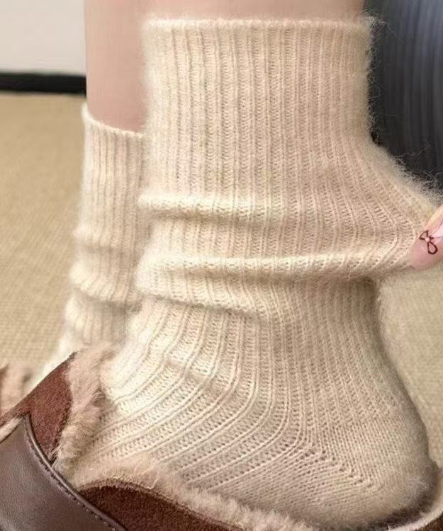 New Autumn Winter Thick Warm Wool Mid Calf Socks