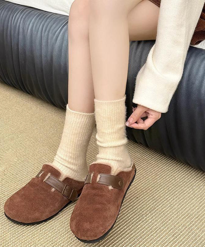 New Autumn Winter Thick Warm Wool Mid Calf Socks