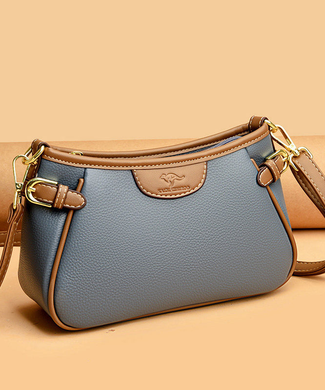 New Beige Durable Calf Leather CrossBody Bag
