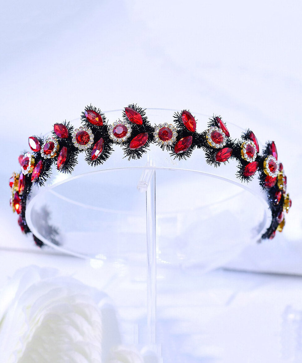 New Black Weave Zircon Crysta HairPiece