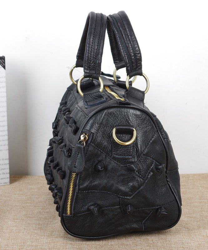 New Boutique Polychrome Calf Leather patchwork Tote Handbag
