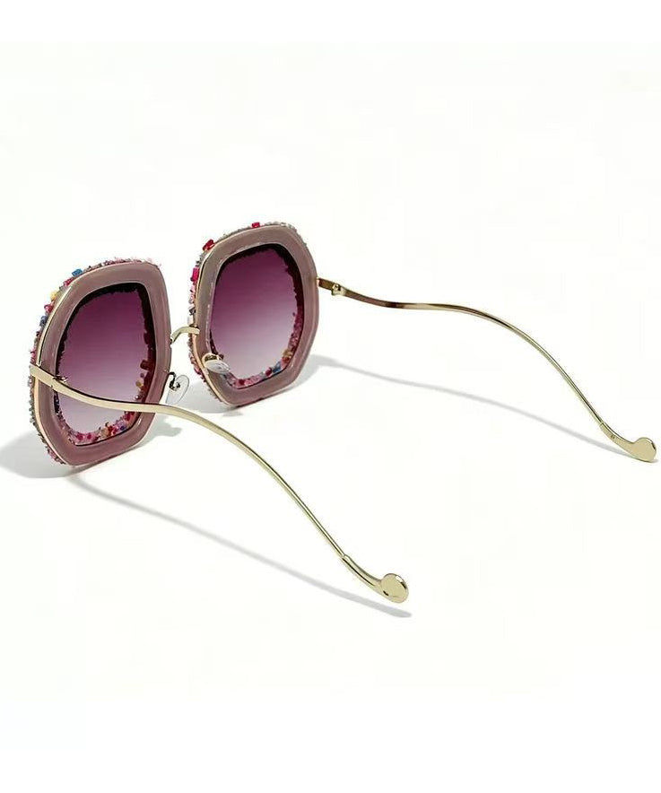 New Candy Colored Large Frame Street Photography Sunglasses