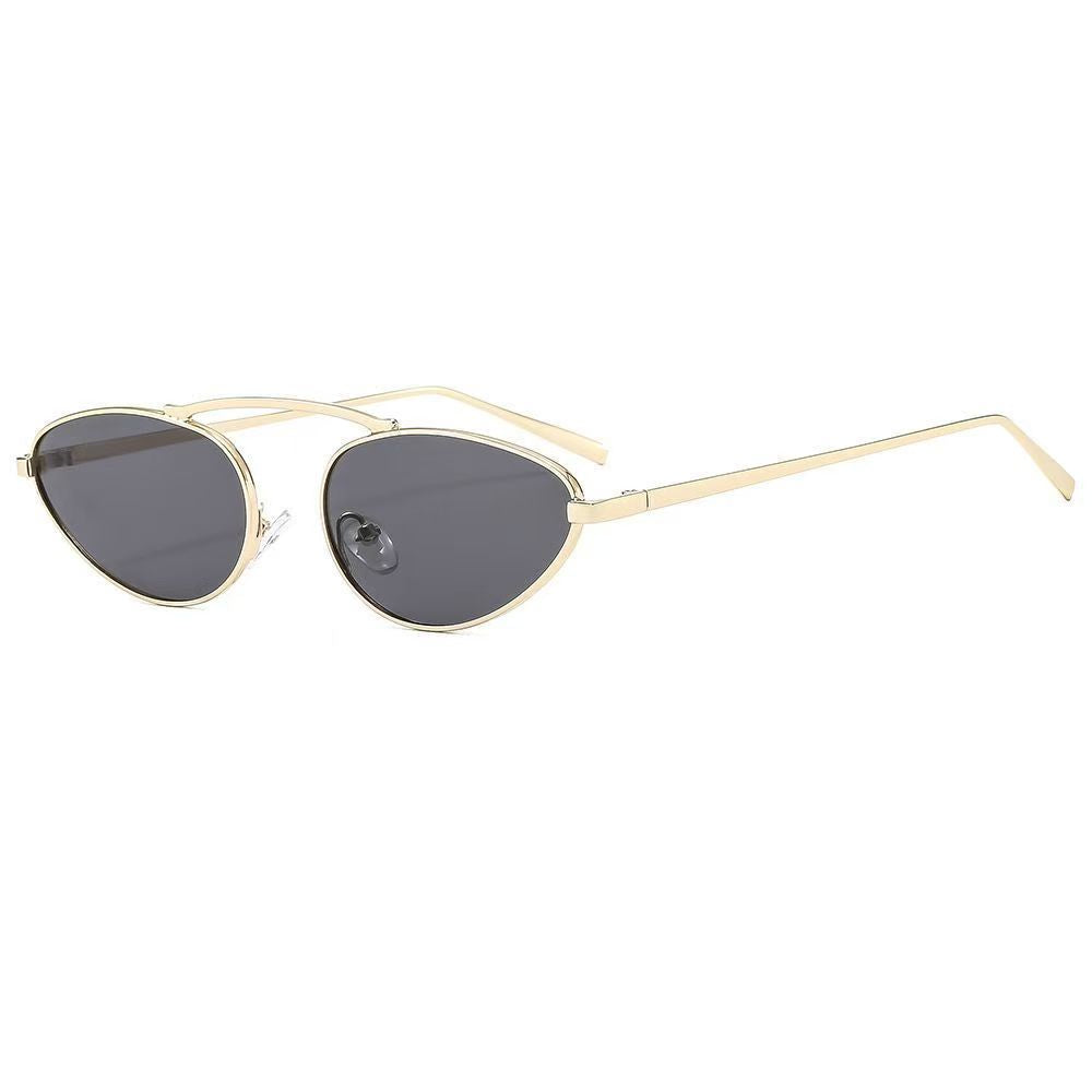 New Chic Silver Metal Versatile Sunglasses