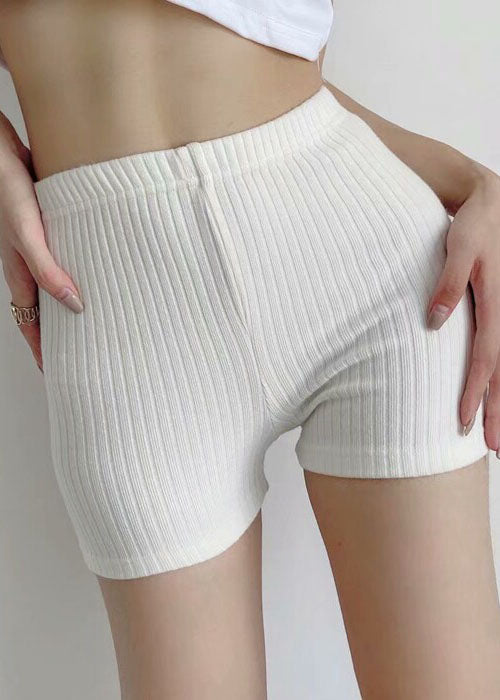 New Coffee High Waisted Elastic Workout Gym Shorts