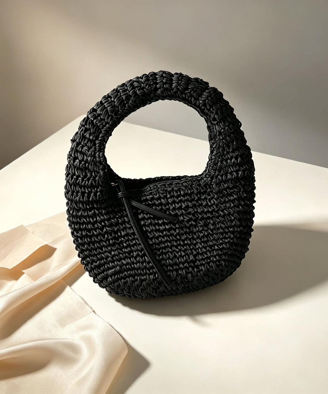 New Coffee Straw Woven Vacation Tote Bag