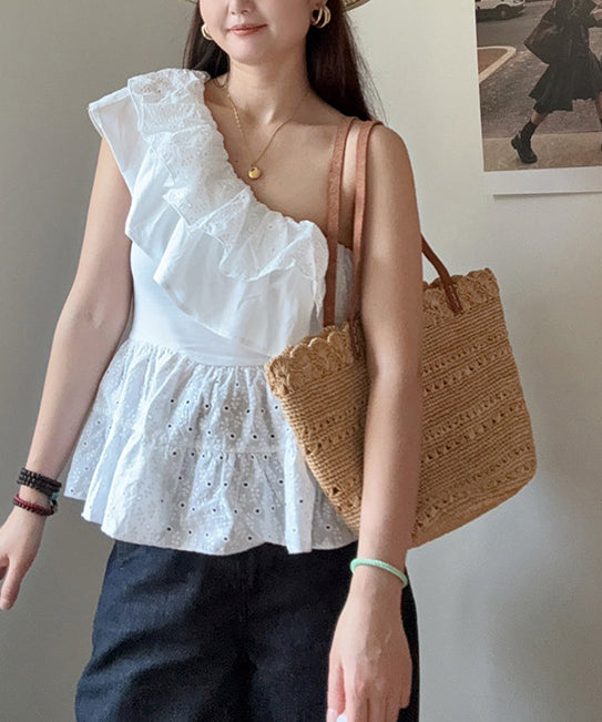 New Designed Vacation Straw Woven Large Capacity Shoulder Bag