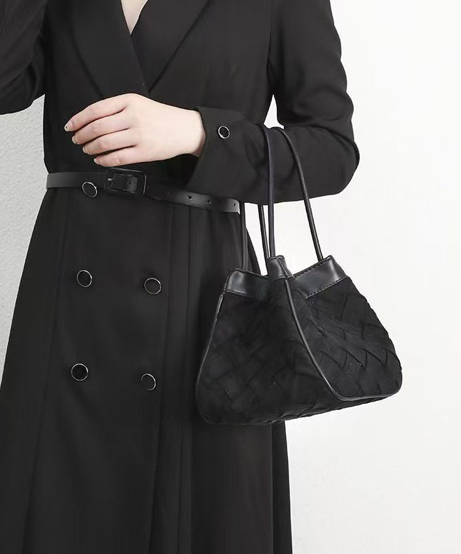 New Fashion Red Velvet Woven Tote Bag