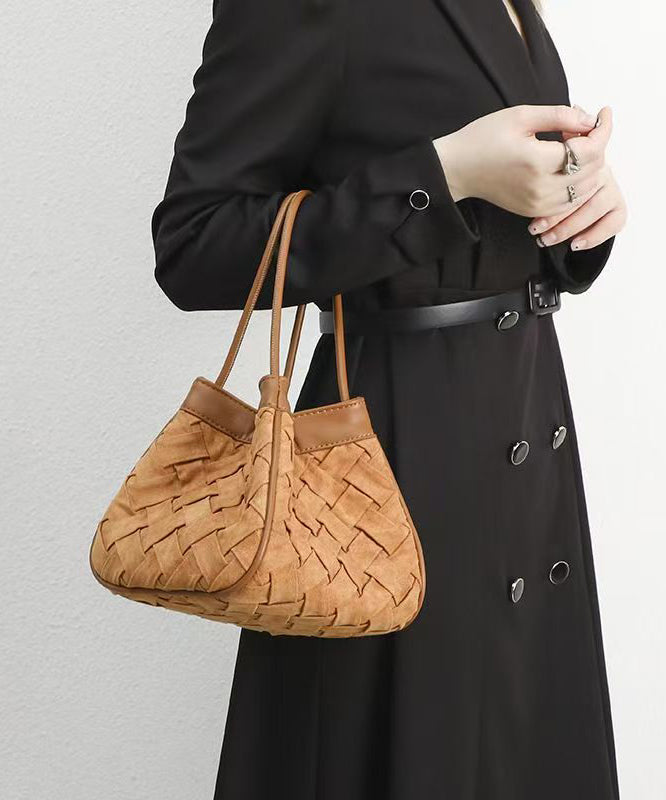 New Fashion Red Velvet Woven Tote Bag