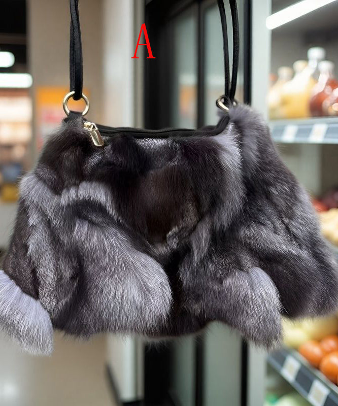 New Fashion Versatile Fuzzy Fur Shoulder Bag