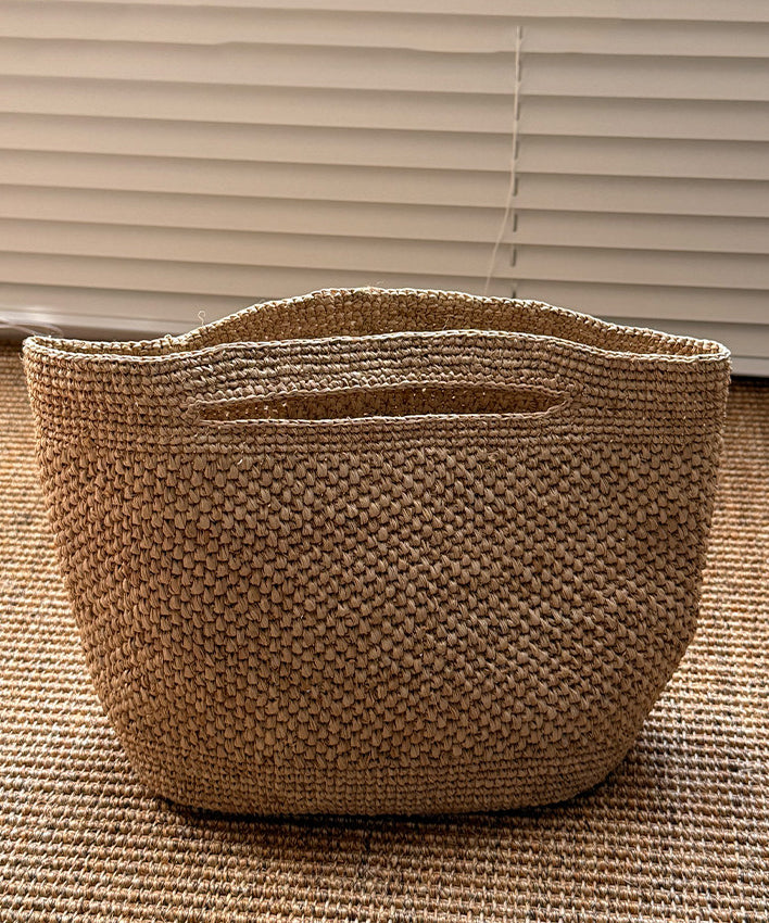 New Handmade Straw Woven Tote Bag