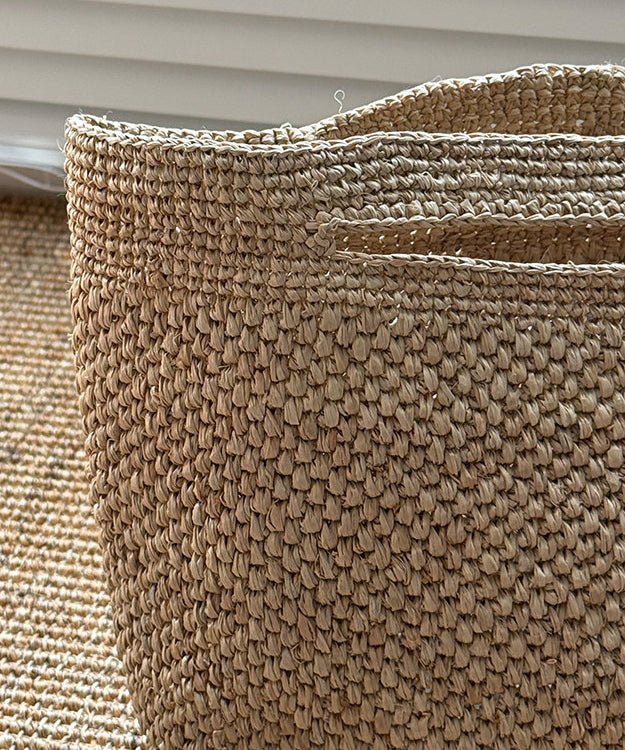 New Handmade Straw Woven Tote Bag