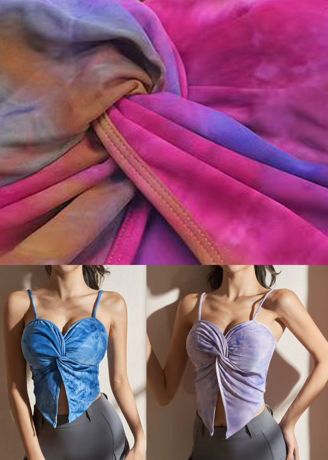 New Purple Cold Shoulder Patchwork Crop Top Workout