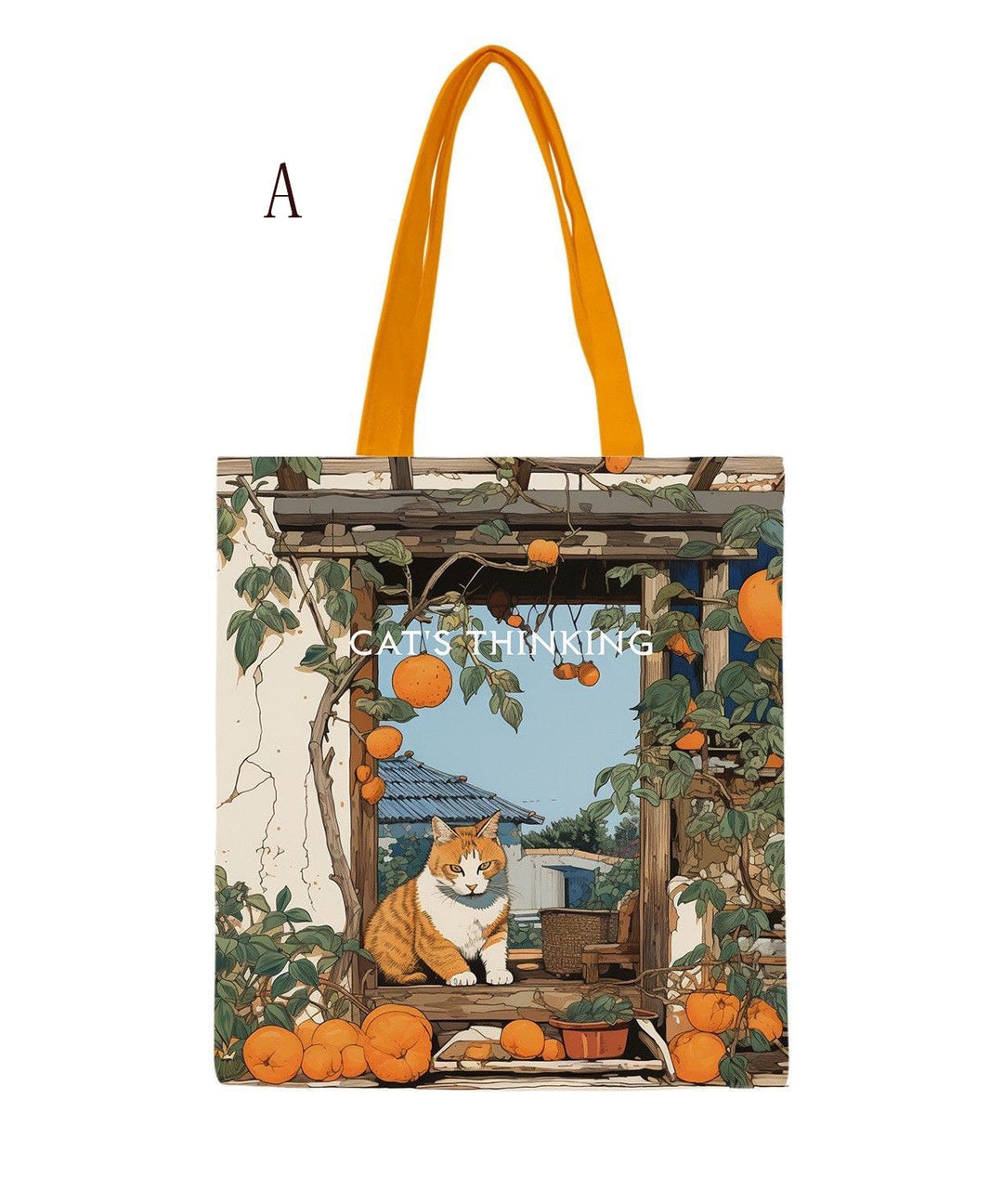 Original Canvas Print Large Capacity Shoulder Bag