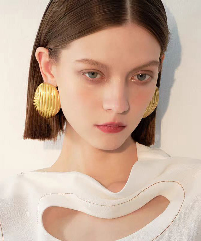 Original Design Chic Metal Stud Earrings