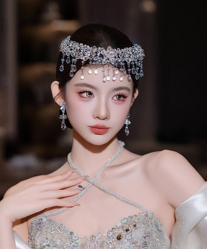 Original Design Crystal Zircon Tassel HairPiece