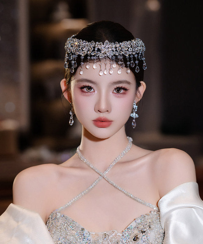 Original Design Crystal Zircon Tassel HairPiece