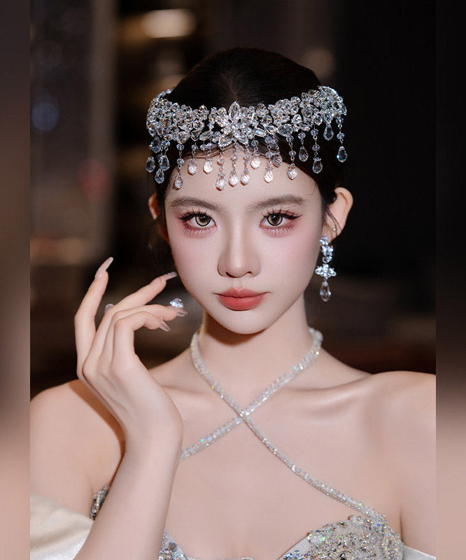 Original Design Crystal Zircon Tassel HairPiece