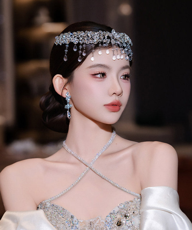 Original Design Crystal Zircon Tassel HairPiece