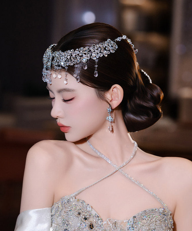 Original Design Crystal Zircon Tassel HairPiece