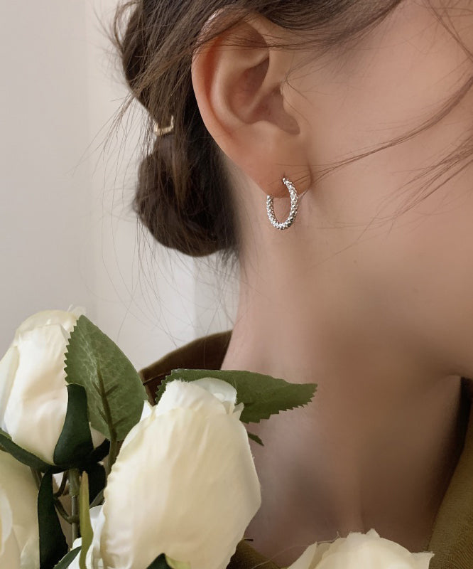 Original Design Gold Copper Alloy Hoop Earrings