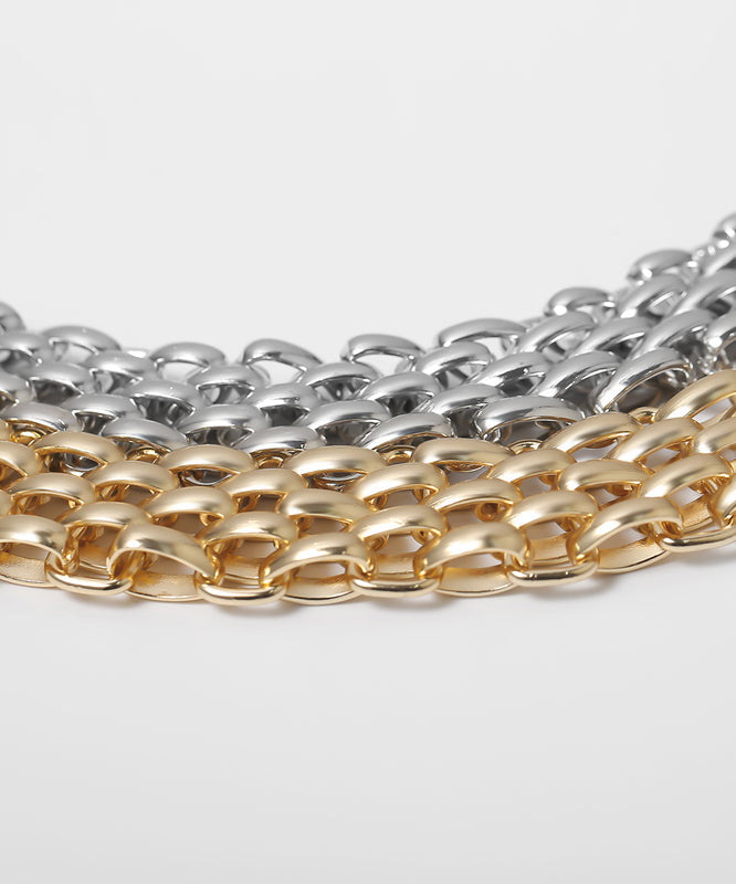 Original Design Gold Metal Chain Necklace