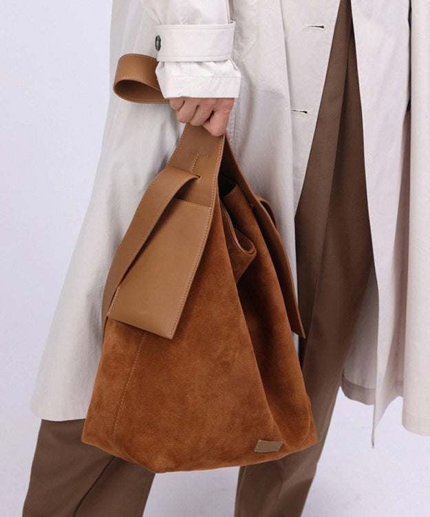 Original Design Green Large Capacity Versatile Suede Shoulder Bag