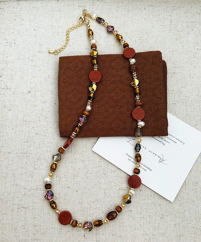 Original Design Natural Stone Bead Necklace