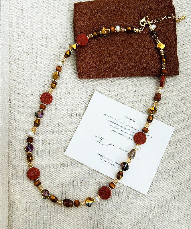 Original Design Natural Stone Bead Necklace