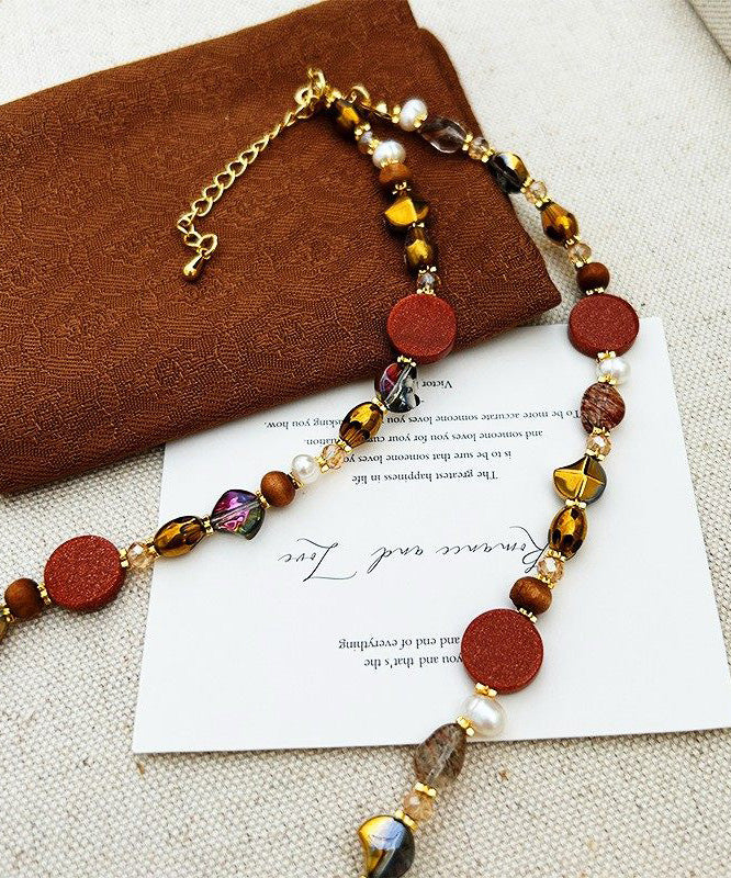 Original Design Natural Stone Bead Necklace
