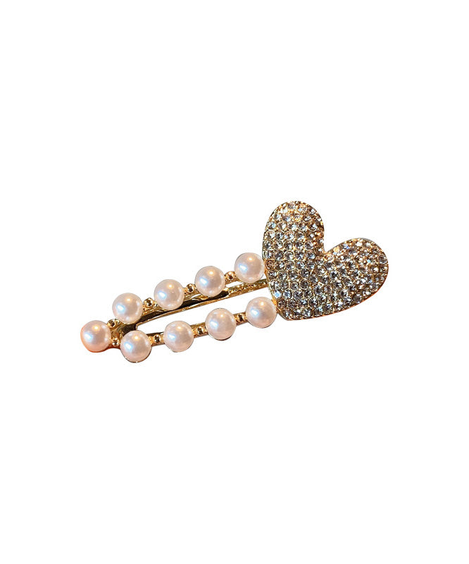 Original Design Pearl Alloy Love Hairpin
