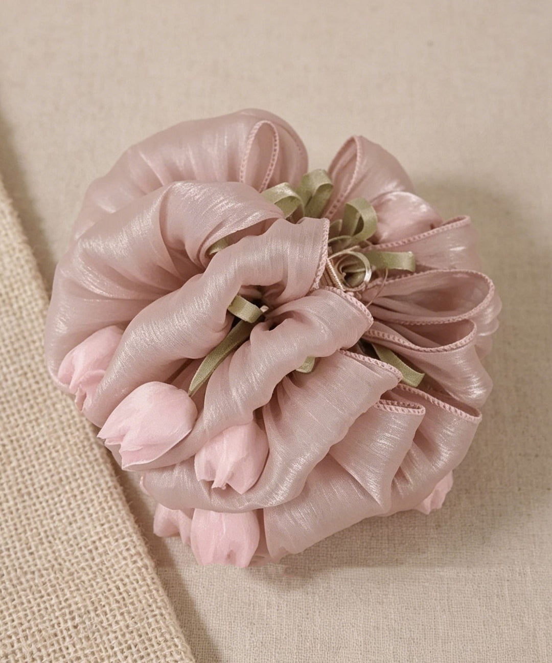 Original Design Pink Alloy Tulip Hairpin