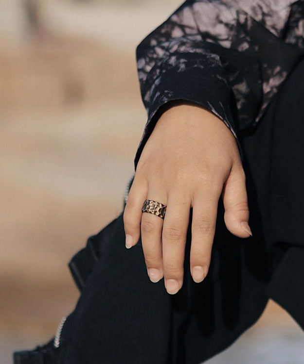 Original Design Punk Street Handmade Unisex Copper Rings