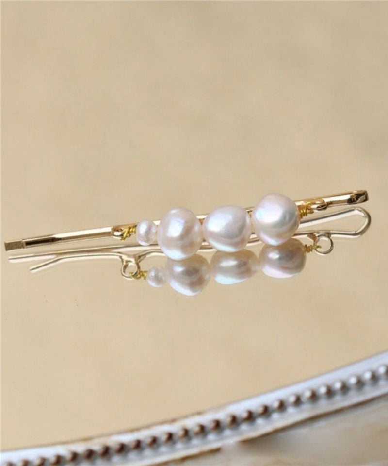 Original Design Purple Metal Alloy Pearl Hairpin