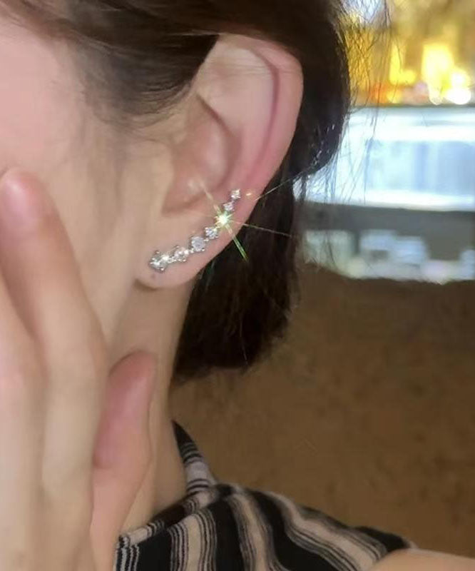 Original Design Silk Alloy Zircon Stud Earrings
