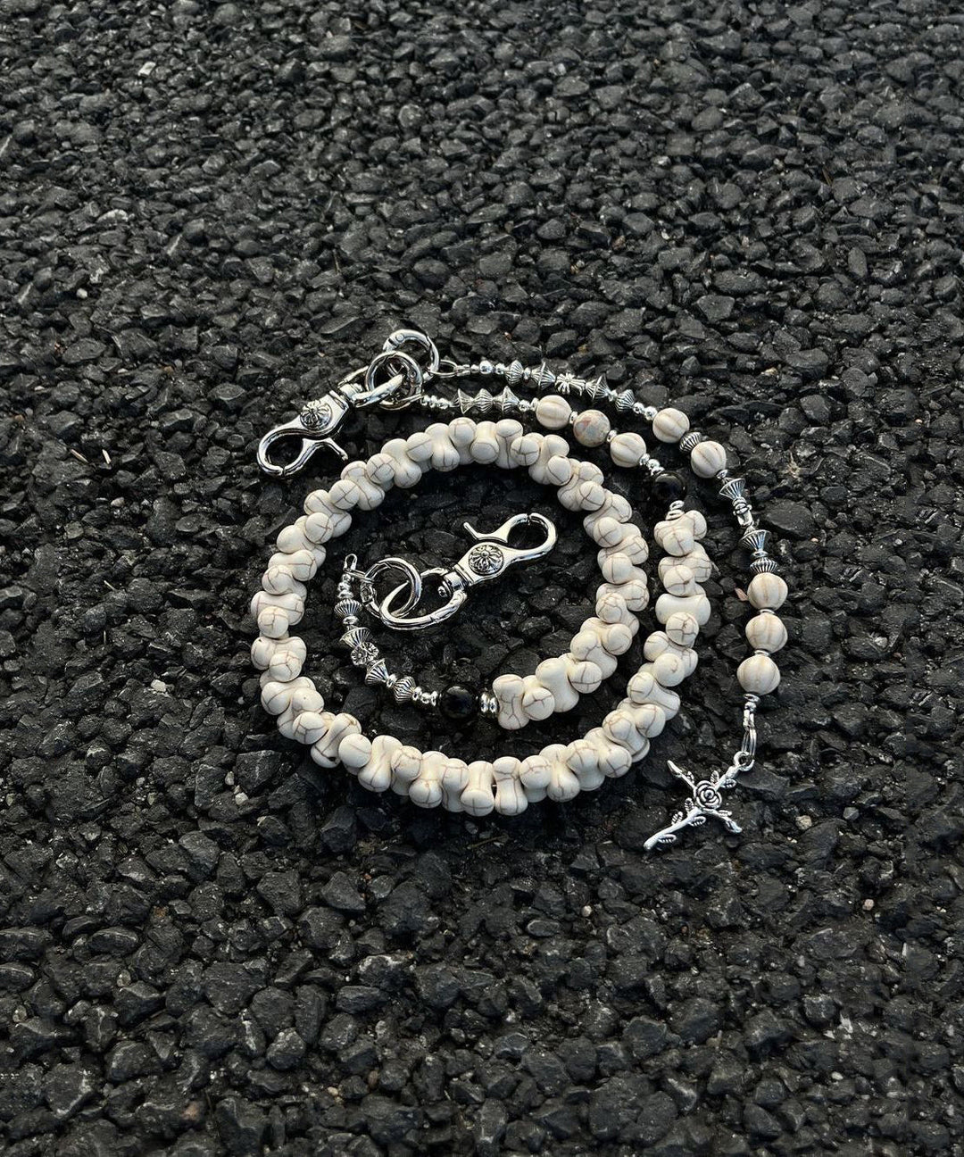 Original Design Silk Metal Pearl Beading Waist Chain