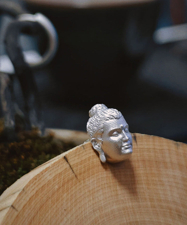 Original Design Silver Gold-Plated Buddha Earrings - Omychic