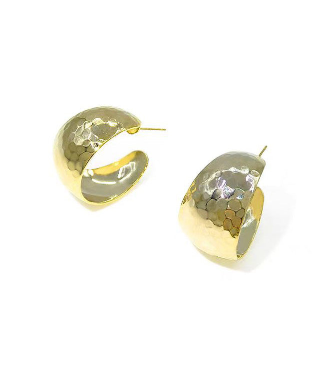 Original Design Simple Style Metal Hoop Earrings