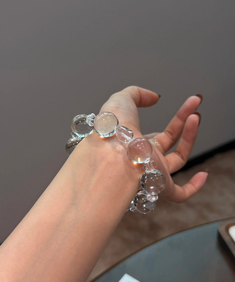 Original Design Transparent Color Alloy Crystal Chain Bracelet - Omychic