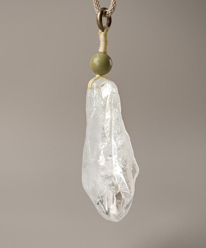 Original Design Versatile Asymmetrical Crystal Pendant Necklace